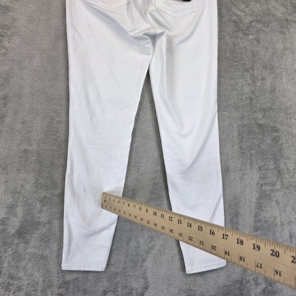 Kut From The Kloth Jeans Womens 4 White Donna Ankle Skinny Stretch Denim 126540 - Picture 14 of 16